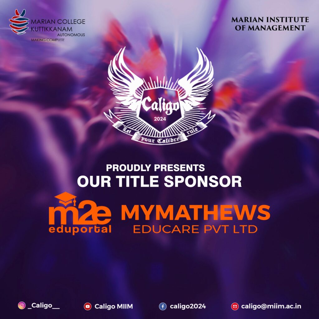 MyMathews Educare Pvt Ltd: Title Sponsor for Caligo 2024 – Spreading Happiness