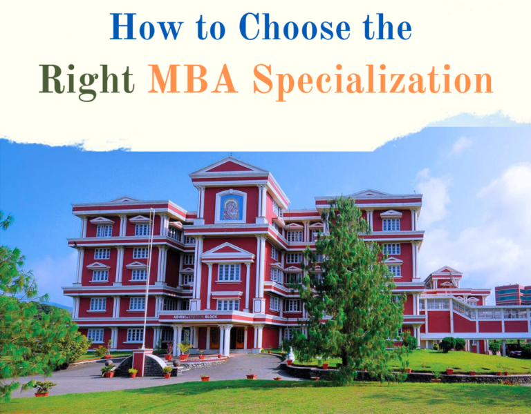 How to choose the right mba specialization